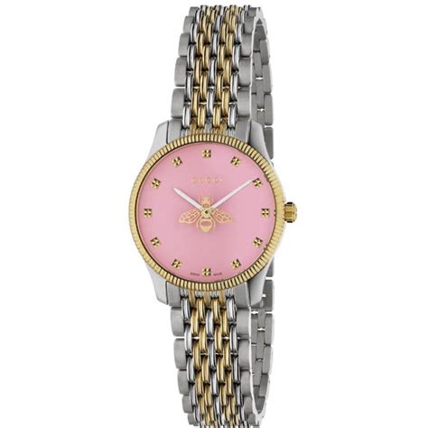 gucci watch with pink face|Gucci timeless watch.